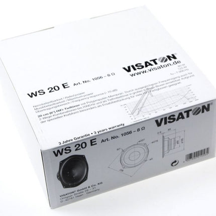 D207mm 8" HØYTTALER 8 OHM VISATON WS20E, 1056