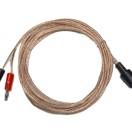 Høyttalerkabel 3m plugg og bananplugger 1.5mm²