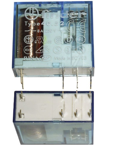 RELEE 24VDC, 8A, 8-Pin, 2-polt FINDER