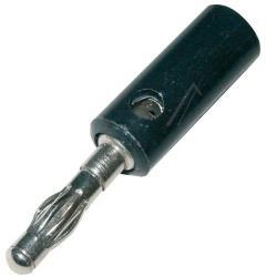 BANANKONTAKT, SVART, 4 mm